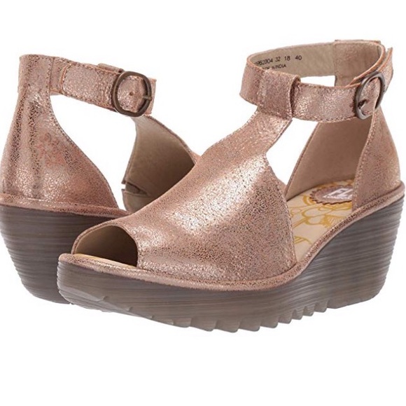 Fly London Shoes - Fly London Luna Cool Wedge YALL962FLY leather